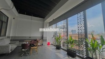 PENTHOUSE SÂN VƯỜN 2PN_1WC_RÔNG 80M2_GIĂT SẤY RIÊNG_TRƯỜNG SA, QUÂN 3