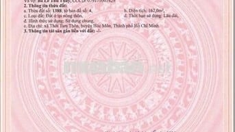 CẦN BÁN GẤP 2 LÔ ĐẤT THỔ CƯ, SỔ HỒNG RIÊNG – GIÁ ĐẦU TƯ