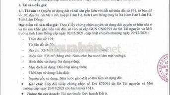 BĐS xã Mê Linh, huyện Lâm Hà, Lâm Đồng (Xã Nam Ban Lâm Hà, Lâm Đồng)