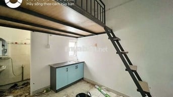 GÁC SẴN MÁY LẠNH MỚI 100% GẦN ĐH NTTU_Thạnh Lộc 19 Quận 12