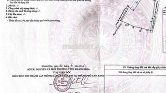 BÁN 1ha1 QH thổ cư toàn bộ 2 mặt tiền Cam Phước Đông, TP. Cam Ranh
