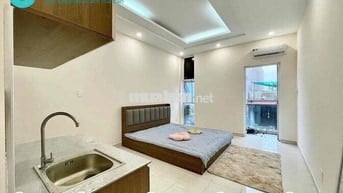 PHÒNG STUDIO BAN CÔNG FULL NỘI THẤT MỚI - GẦN NGÃ TƯ BẢY HIỀN