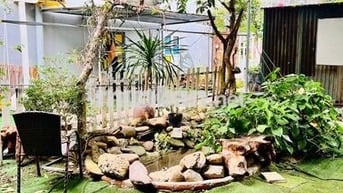 phòng trọ có bếp sân vườn rộng rãi gần cầu Hoà Xuân