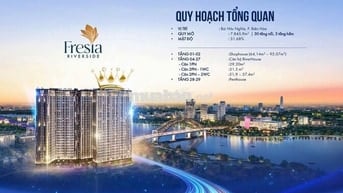 Căn Hộ Fresia Riverside View Sông, Sát Aeon Mall Chỉ 400tr Nhận Nhà