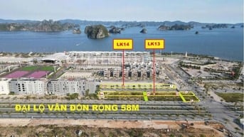 💎 LK12 – LK13 Phương Đông nằm ngay trục đại lộ 58m – trung tâm dự án.