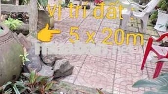 🆘CHÍNH CHỦ GỬI BÁN ĐẤT 5 x 20m THỊ TRẤN HÓC MÔN, GẦN CHỢ BỆNH VIỆN