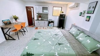 CHO THUÊ CĂN HỘ STUDIO ĐẸP – FULL NỘI THẤT – MÁY GIẶT RIÊNG - FREE DV