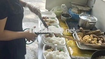Sang nhượng quán bún đậu mẹt, bún Chả nướng