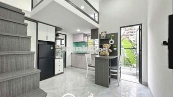 Cho Thuê Căn Gác Ban Công Mới Ngay ETown Cộng Hoà Tân Bình Giá Rẻ