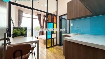 CHO THUÊ CĂN HỘ 1 PHÒNG NGỦ BAN CÔNG TÁCH BẾP MỚI XÂY FULL NỘI THẤT