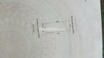 Bán lô đất 2 mặt tiền trước sau gò lăng 3