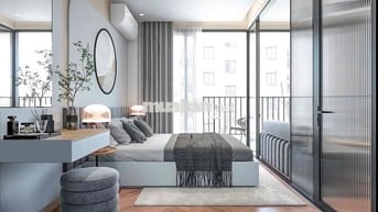 CHO THUÊ 1PN / STUDIO QUẬN 1, BAN CÔNG, VIEW ĐẸP, MỚI, BÙI VIỆN, METRO