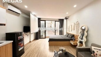 CHO THUÊ CĂN HỘ 1PN FULL NỘI THẤT BAN CÔNG NGAY LẠC LONG QUÂN