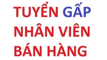 CẦN TUYỂN DỤNG LĐPT. LÀM VIỆC TPHCM