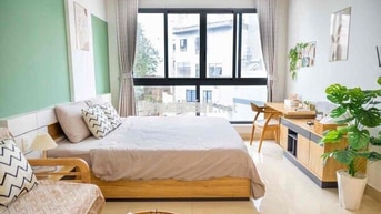 ✨CĂN HỘ STUDIO 35m2 - GẦN CẦU THỊ NGHÈ - CỬA SỔ LỚN, BỒN TẮM THƯ GIÃN