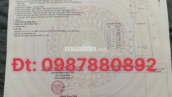 Bán đất đường nhựa trung tâm Tân Vĩnh Hiệp(phường Tân Khánh- Tp HCM)