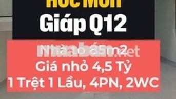 Bán nhà Xuân Thới Đông, HÓC MÔN – BTCT 2 tầng, 4PN, sân ô tô – 4.5 tỷ