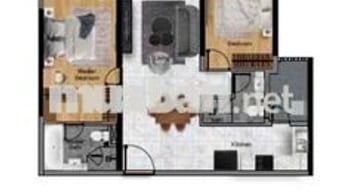 Cho thuê 2Pn, 87m2 mới Celadon City- Block Centery