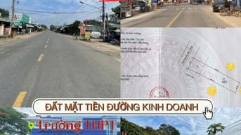 Bán ngộp gấp đất mặt tiền đường kinh doanh 32m, gần trường cấp 3. 890t
