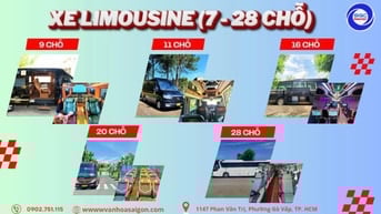thuê xe du lịch 16 chỗ đời mới giá rẻ tphcm tai SGC Tourist