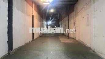 Cho thue nhà kho cưởng đường xe tải 6x25m trống suốt điện 3f 16tr