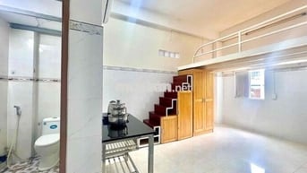 GÁC LỬNG 30m2, NỘI THẤT ĐẦY ĐỦ Đ. KHUÔNG VIỆT, 4’ ĐI ĐH VĂN HIẾN