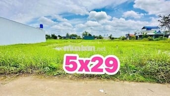 5x29 mặt tiền bê tông, Mỹ hạnh nam, Đức hòa, giá ngộp