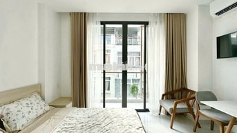 Cho thuê Phòng 35m2 Full NT Ban công Gần Q1, Q3 tại Cù Lao, Phú Nhuận