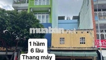 Cho thuê nhà mặt tiền đường Trương Vĩnh Ký, dt 4x18 hầm 6 lầu