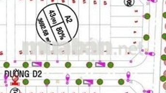 Bán 80m² đất thổ cư, giá 1 tỷ 450 triệu. Khu dân cư Harbuor View