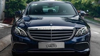 Mercedes E200 Model 2021 Xanh Cavansite - Nâu