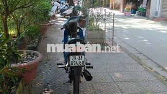 Xe máy Honda Wave 50cc màu xanh 2021