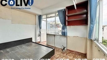 1PN BAN CÔNG TÁCH BẾP FULL NỘI THẤT RỘNG 30M2 GẦN CÔNG VIÊN LÀNG HOA