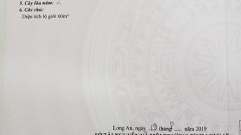 BÁN ĐẤT THỔ CƯ 100%  ẤP LẬP ĐIỀN ( CHÍNH CHỦ)