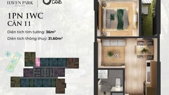 Bán Căn Hộ 1N Tòa H2 Havenpark Ecopark