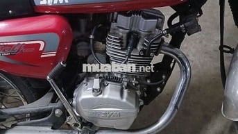 Xe mô tô SYM Wolf 125 năm 2010 màu đỏ rin 90%