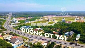 BÁN ĐẤT MẶT DT 741, GẦN KCN VISP3 THỔ CƯ 100%