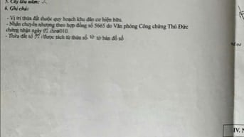 ĐẤT 4.5 X 18.5M ĐƯỜNG SỐ 26 P. CÁT LÁI GIÁ 4.5 TỶ