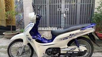 SYM Angela 50cc xanh trắng Zin100% bs.Tp đẹp 95%