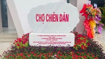 Chỉ 580 triệu (30%) sở hữu ngay lô đất tại khu Phố chợ Chiên Đàn, CK đ