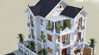 Bán biệt thự khu Kiều Đàm 15 x 27m, 3 tầng 56,9 tỷ diện tích đất 405 m