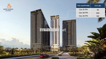 Căn hộ view Biển, dt 81m2, 2PN-2Vs, sổ sở hữu lâu dài, Giá 56tr/m2