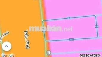 Bán đất mặt tiền đường Trần Phú