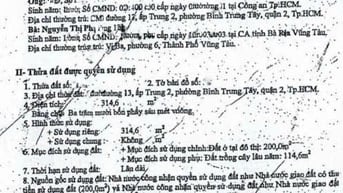 BÁN NHÀ HẺM ĐƯỜNG SỐ 13 - PHƯỜNG BÌNH TRƯNG TÂY