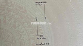 CHÍNH CHỦ CẦN BÁN LÔ ĐẤT - ĐƯỜNG 5.5M TRỊNH KHẢ, HÒA XUÂN