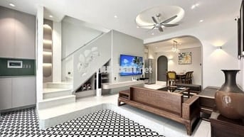 HOÀNG HOA THÁM-P6 KHU LAM SƠN-70M2-3TẦNG-NHÀ ĐẸP PHONG CÁCH ĐÔNG DƯƠNG