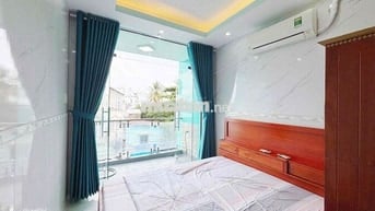 STUDIO BAN CÔNG RỘNG 30m2 FULL NỘI THẤT CAO CẤP GẦN VLU IUH