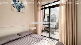STUDIO BAN CÔNG TONE MÀU HIỆN ĐẠI FULL NỘI THẤT GẦN CÔNG VIÊN GIA ĐỊNH