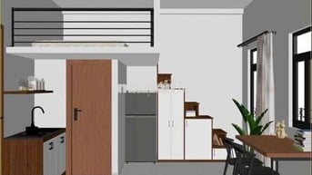 Đi bộ tới IUH - Duplex ban công full nội thất