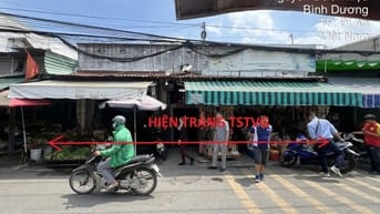 BÁN ĐẤT TẶNG NGAY 40 PHÒNG TRỌ  MT NGUYỄN ĐỨC THIEU, NGAY CHỢ DĨ AN